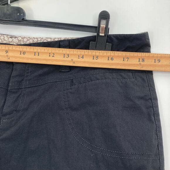 Athleta Dipper Hiking Bermuda Black Nylon Stretch Shorts Women’s 16 - Picture 11 of 16